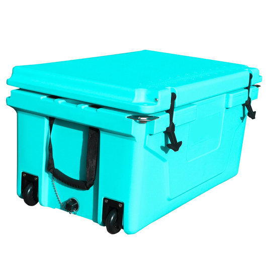 Blue 65QT Outdoor cooler fish ice chest Box Camping Cooler Box