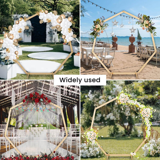 Wooden Arch 7.2 Feet Wide x 7.1 Feet High For Weddings & Parties GA752