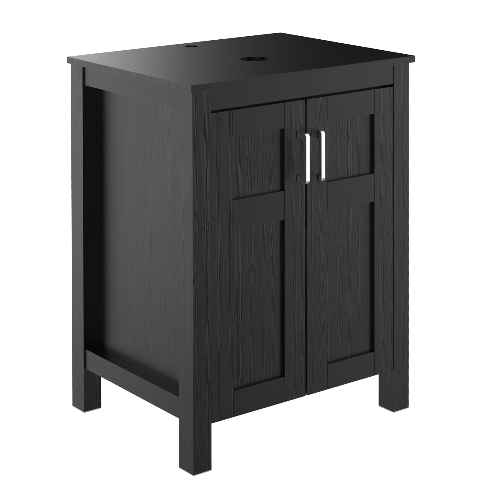 Single Bathroom Vanity with Top and 2-Door Cabinet