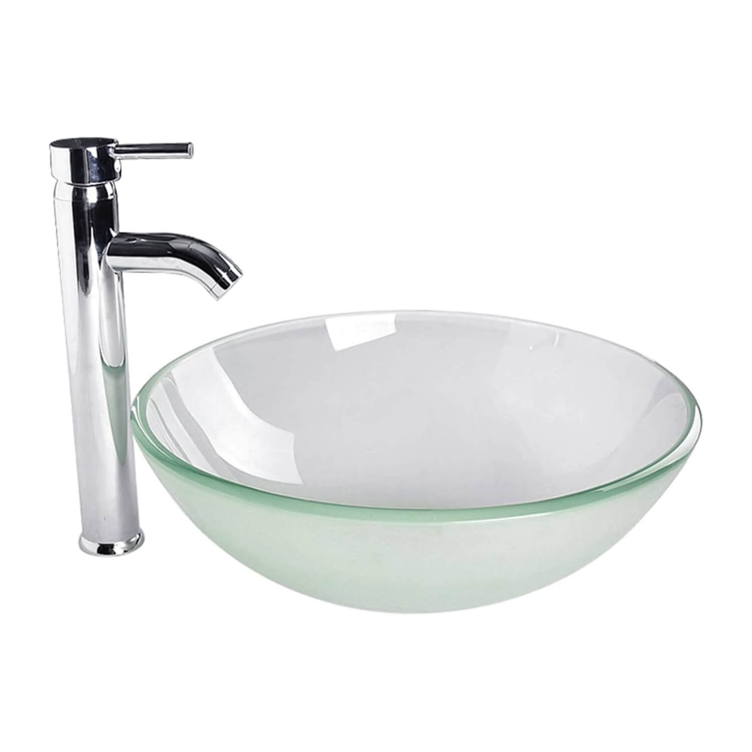 Elecwish frosted glass sink