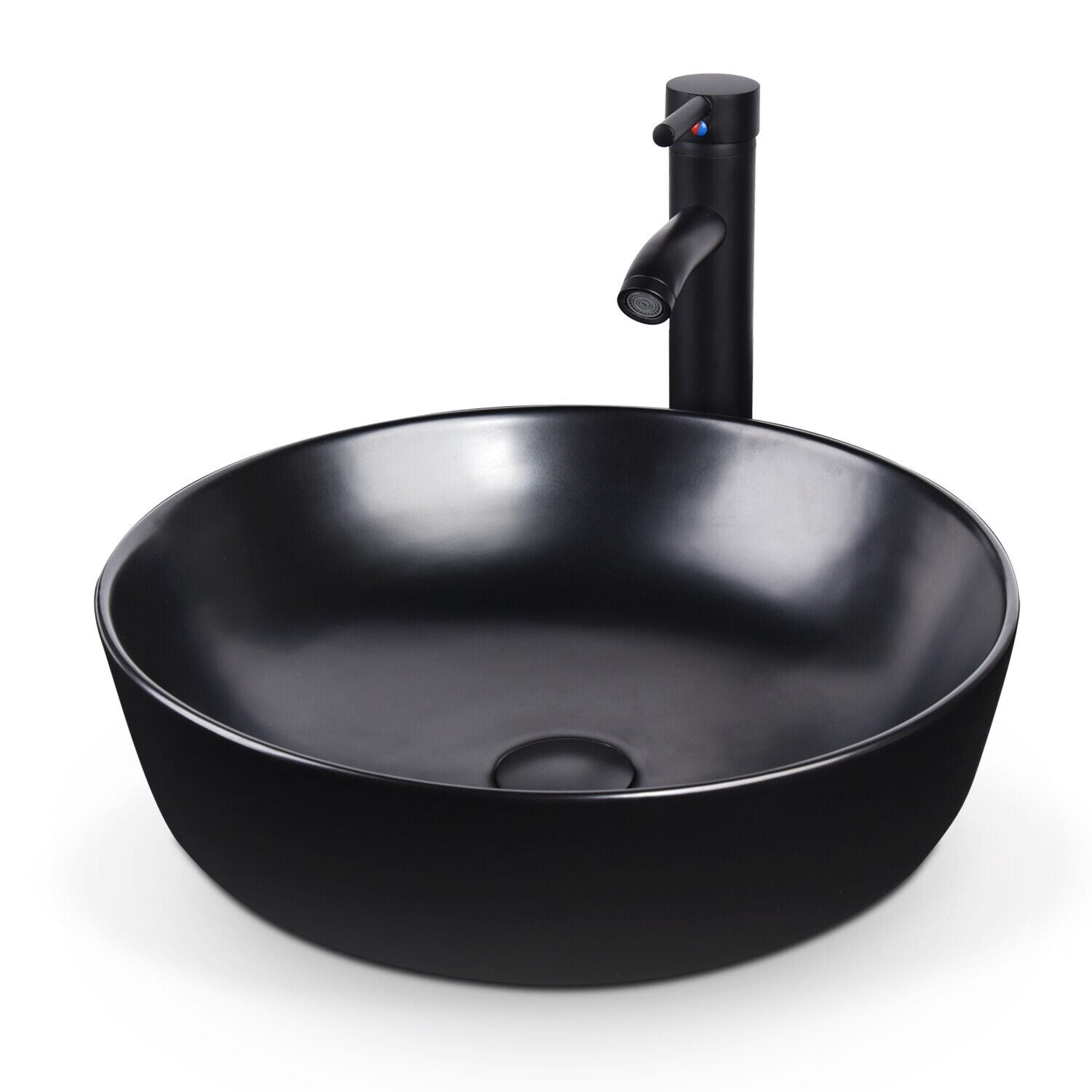 Elecwish Round Black Sink