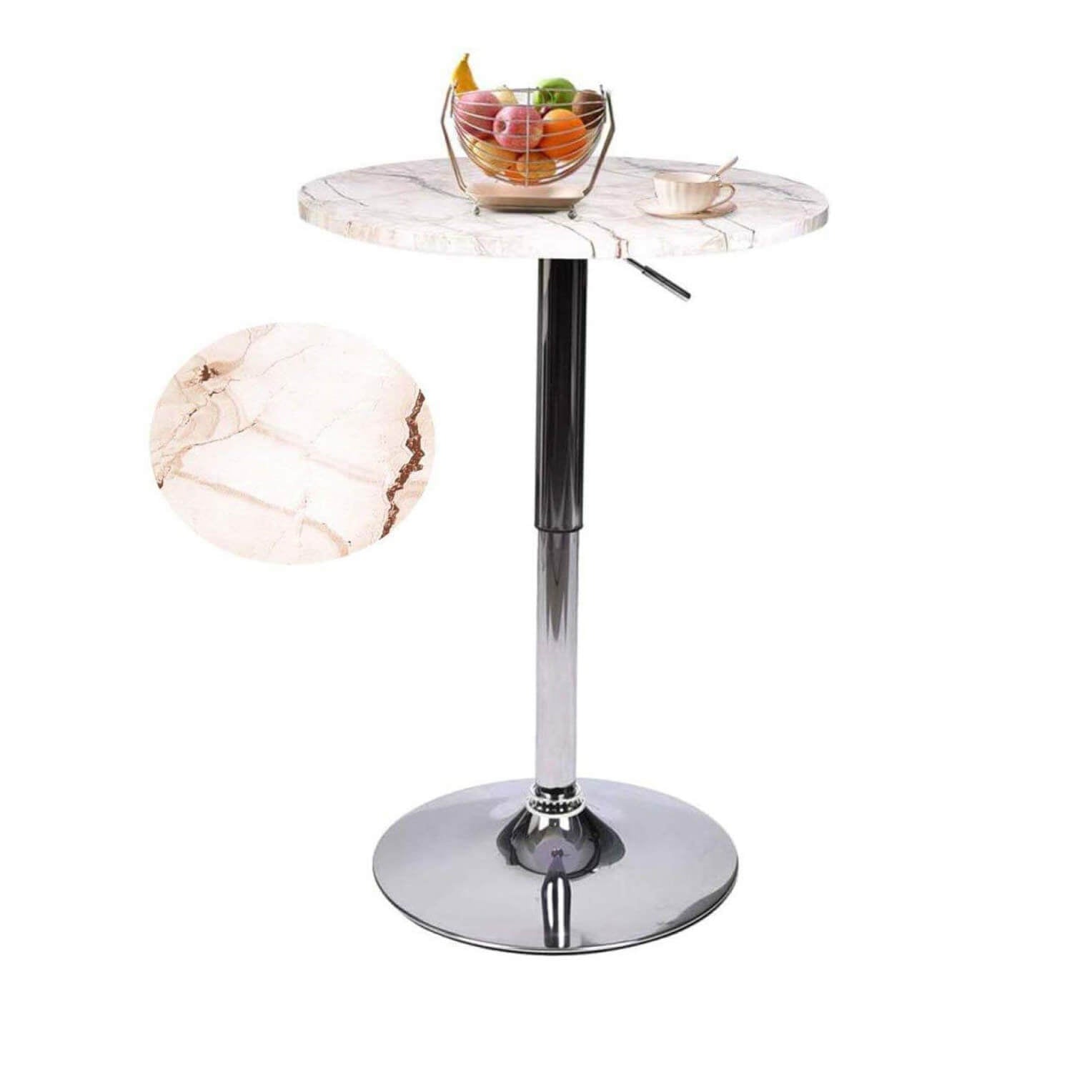 Elecwish marble white bar table