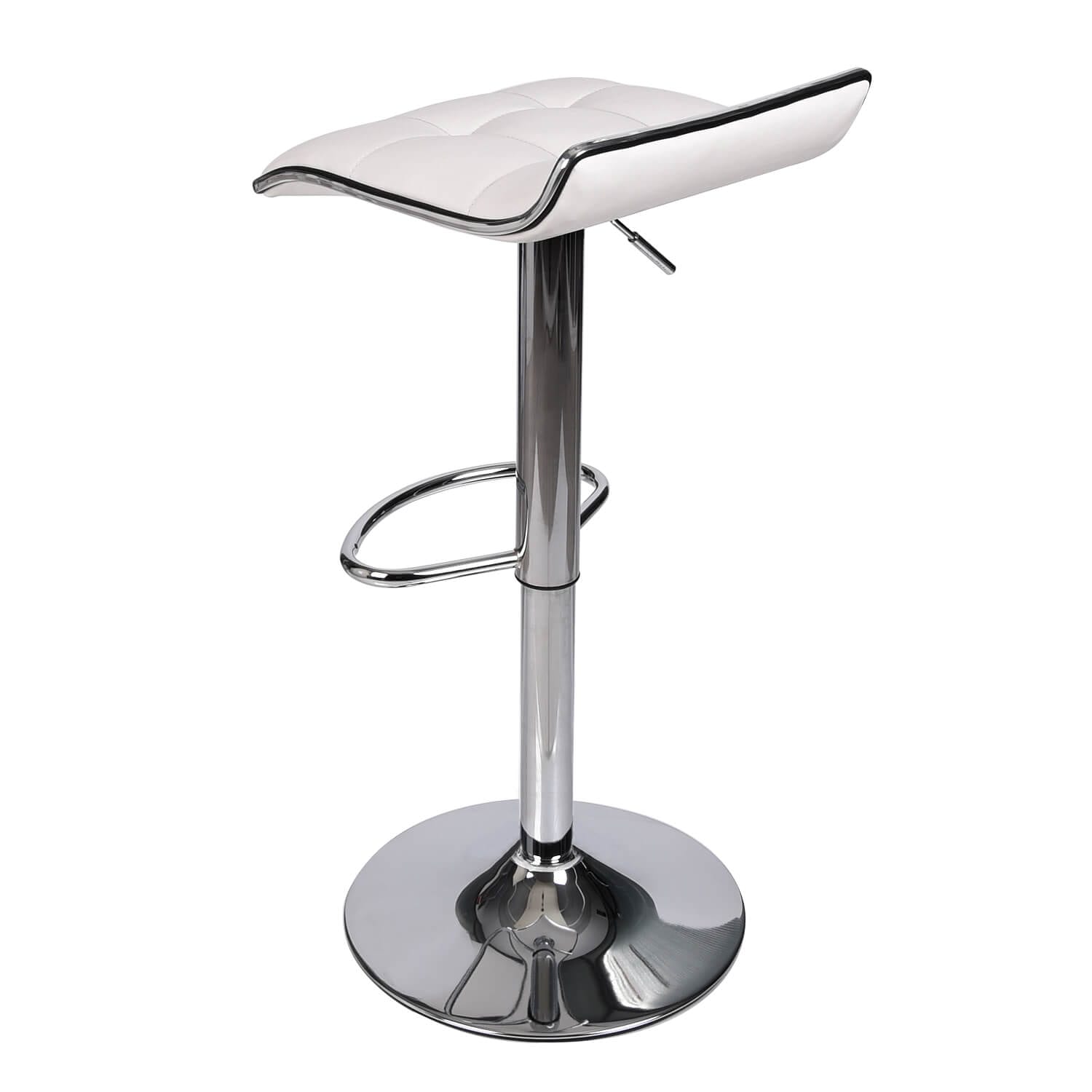 Elecwish Grid White Bar Stools OW006