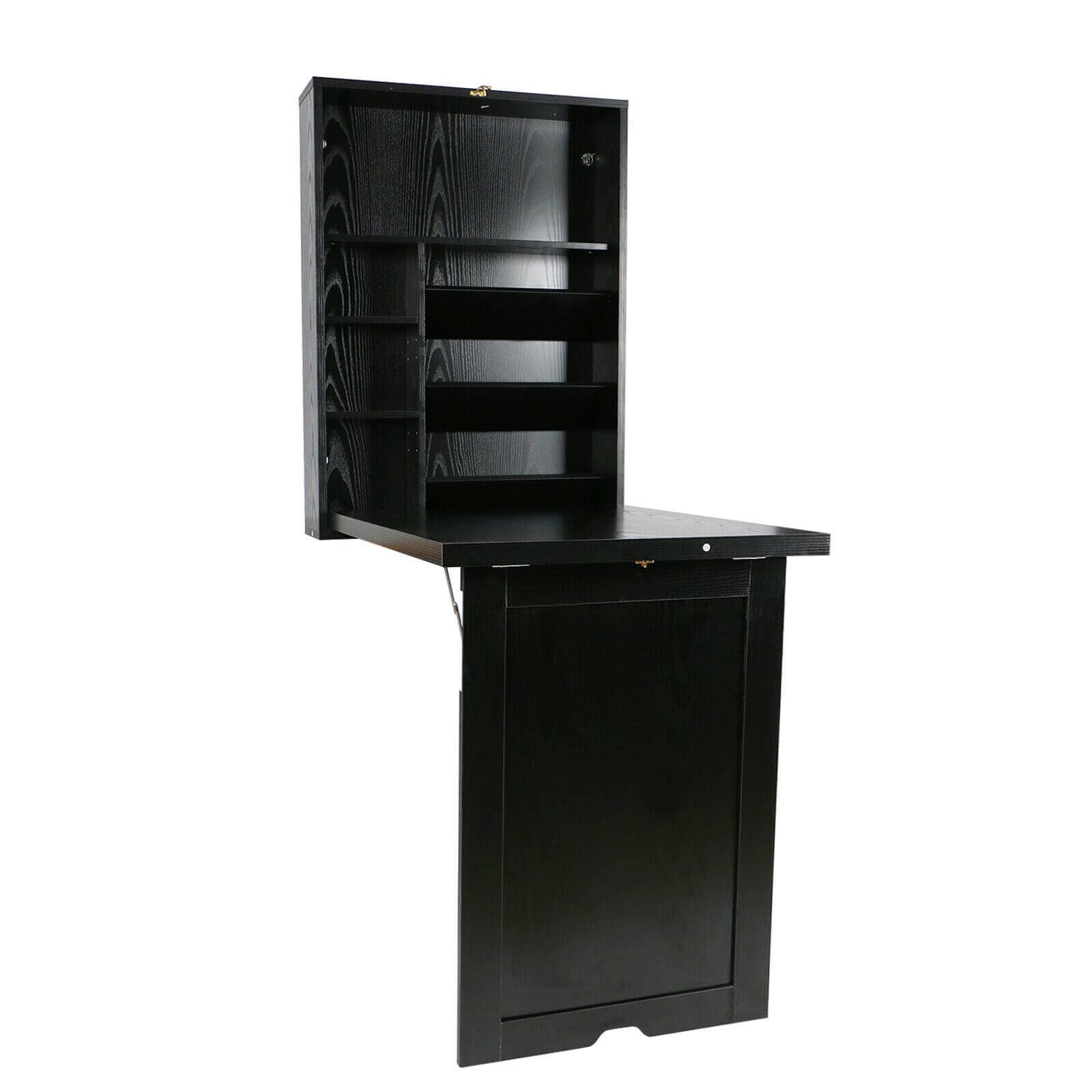 Elecwish Desk Black Wall Mounted Computer Desk HW1096