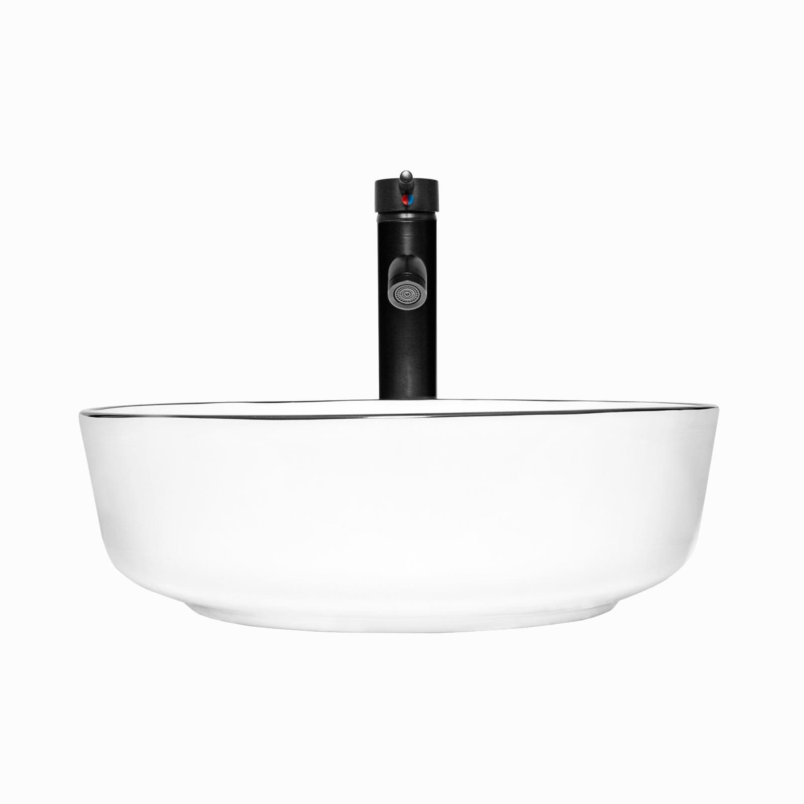 Elecwish White Ceramic Vessel Sink BG1009