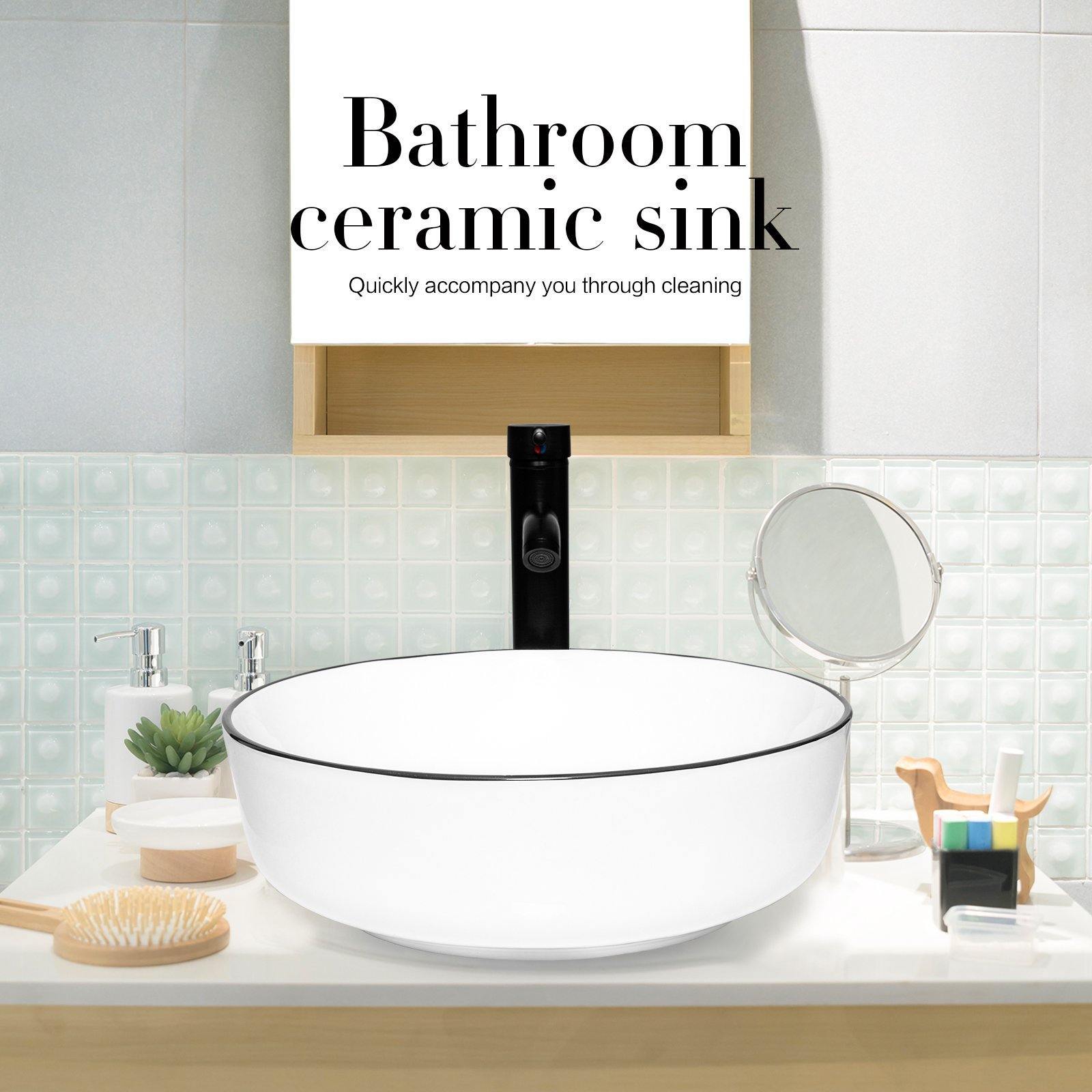 Ceramic Sink Vessel Sink - Elecwish