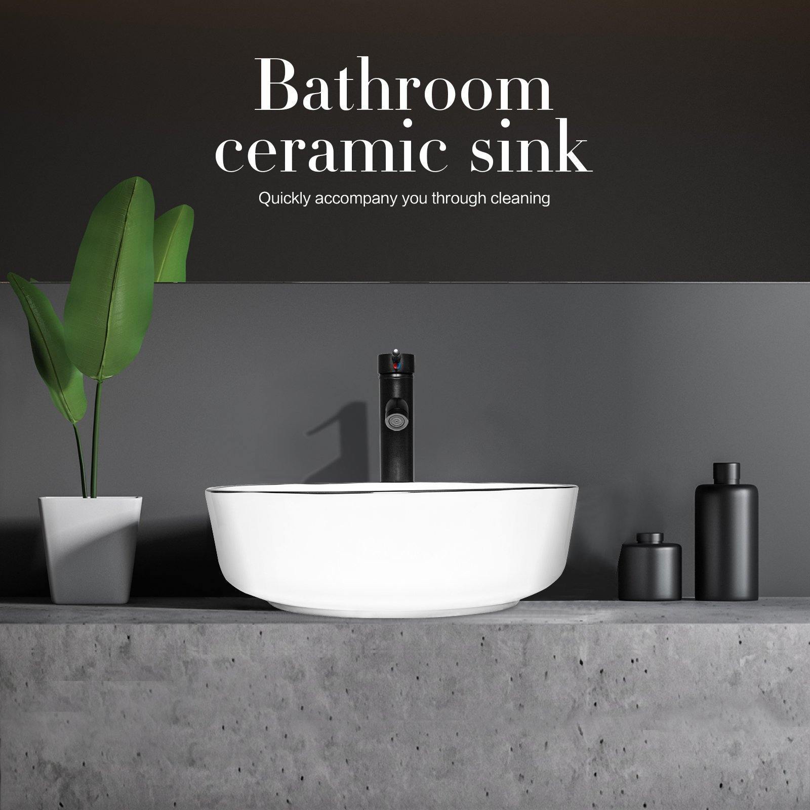 Ceramic Sink Vessel Sink - Elecwish